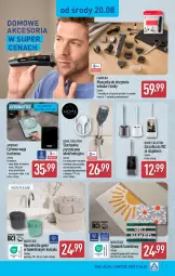Gazetka promocyjna Aldi - Artykuły przemysłowe i tekstylia - Gazetka - ważna od 23.08 do 23.08.2025 - strona 7 - produkty: Słuchawka prysznicowa, Rum, Dywanik łazienkowy, Dywanik, Stojak, Carrera, Szczotka, Kosz, Szynka, Wełna, Ręcznik, Bateria, Maszynka, Waga, Szczotka do WC, Dywan