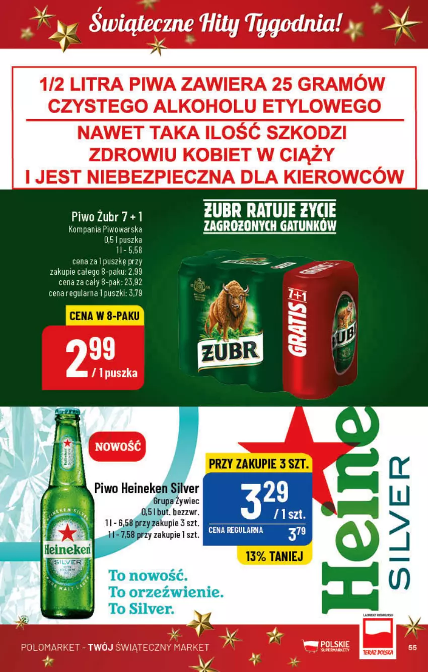Gazetka promocyjna PoloMarket - Gazetka pomocyjna - ważna 23.11 do 29.11.2022 - strona 55 - produkty: Heineken, Piwo