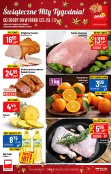 Gazetka promocyjna PoloMarket - Gazetka pomocyjna - Gazetka - ważna od 29.11 do 29.11.2022 - strona 1 - produkty: Polędwica, Szynka wieprzowa, Madej Wróbel, Pomarańcze, Szynka, Olej, Kiełbasa, Fa