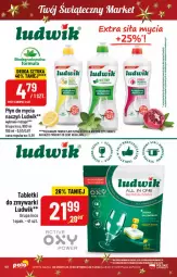 Gazetka promocyjna PoloMarket - Gazetka pomocyjna - Gazetka - ważna od 29.11 do 29.11.2022 - strona 60 - produkty: Ludwik, Por, Gra, Do mycia naczyń, Tablet, Płyn do mycia naczyń, Płyn do mycia, Zmywarki, Tabletki do zmywarki