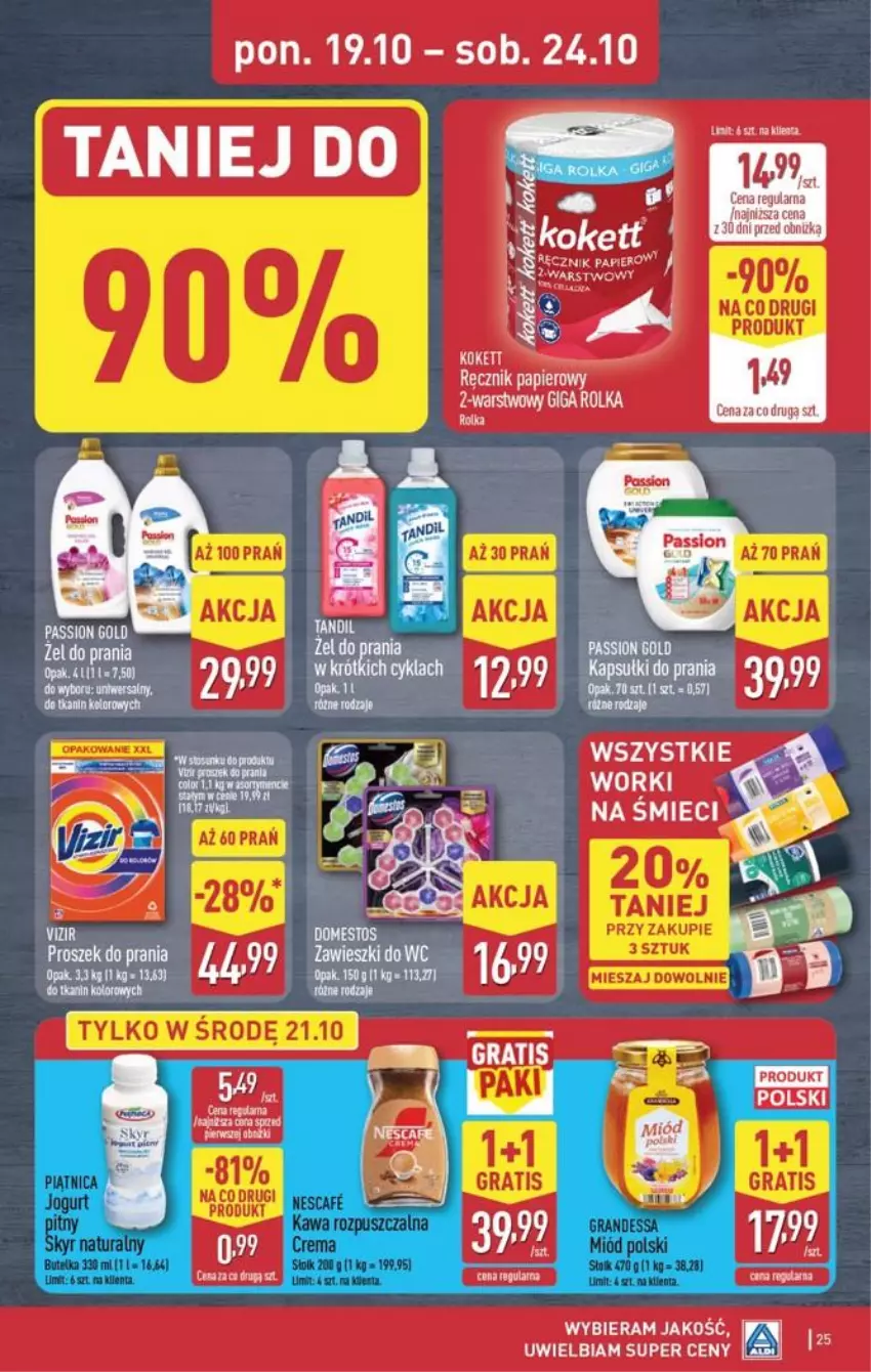 Gazetka promocyjna Aldi - Pełna oferta - ważna 19.10 do 24.10.2026 - strona 25 - produkty: Gra, Kawa, Miód, Papier, Piątnica, Piec, Ręcznik, Sony