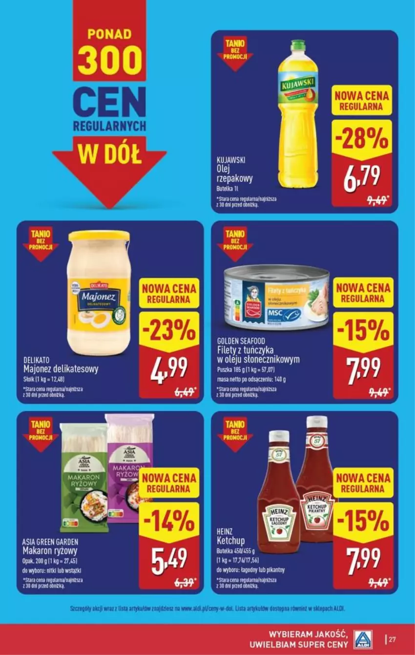Gazetka promocyjna Aldi - Pełna oferta - ważna 19.10 do 24.10.2026 - strona 27 - produkty: Fa, Kujawski, LG, Majonez, Olej, Olej rzepakowy, Tuńczyk