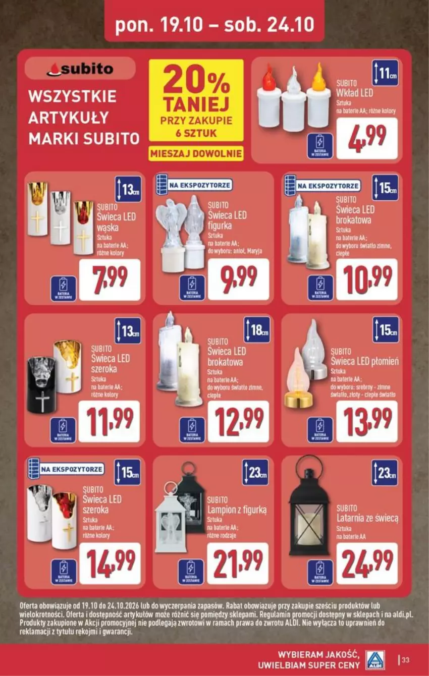 Gazetka promocyjna Aldi - Pełna oferta - ważna 19.10 do 24.10.2026 - strona 33