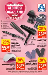 Gazetka promocyjna Aldi - Artykuły przemysłowe i tekstylia - Gazetka - ważna od 01.02 do 01.02.2025 - strona 13 - produkty: Piec, Remington, Lokówka, Suszarka, Lampa, Fa