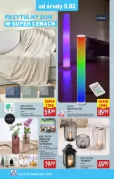 Gazetka promocyjna Aldi - Artykuły przemysłowe i tekstylia - Gazetka - ważna od 01.02 do 01.02.2025 - strona 4 - produkty: Sok, Koc, Wazon, Lampion