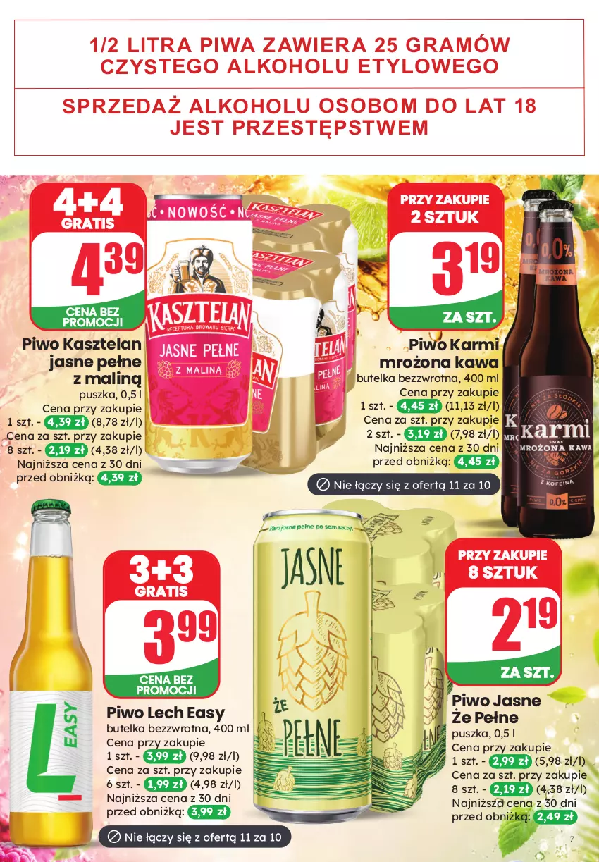 Gazetka promocyjna Dino - Weekendowe okazje - ważna 17.07 do 18.07.2026 - strona 7 - produkty: Gra, Karmi, Kasztelan, Kawa, Piwa, Piwo, Piwo jasne