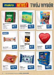 Gazetka promocyjna Makro - Najlepsze oferty - oferta z alkoholem - Gazetka - ważna od 30.04 do 30.04.2023 - strona 8 - produkty: Dilmah, Czekolada, Baton, Kakao, Napój, Psi Patrol, Lindt, Grejpfrut, Mieszanka wedlowska