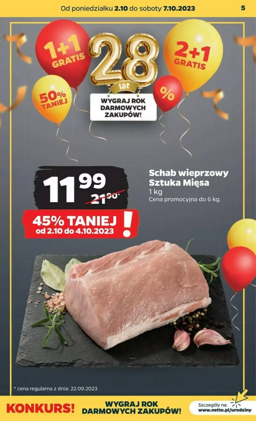 Gazetka promocyjna Netto - ważna 02.10 do 07.10.2023 - strona 24 - produkty: Gra, Schab wieprzowy