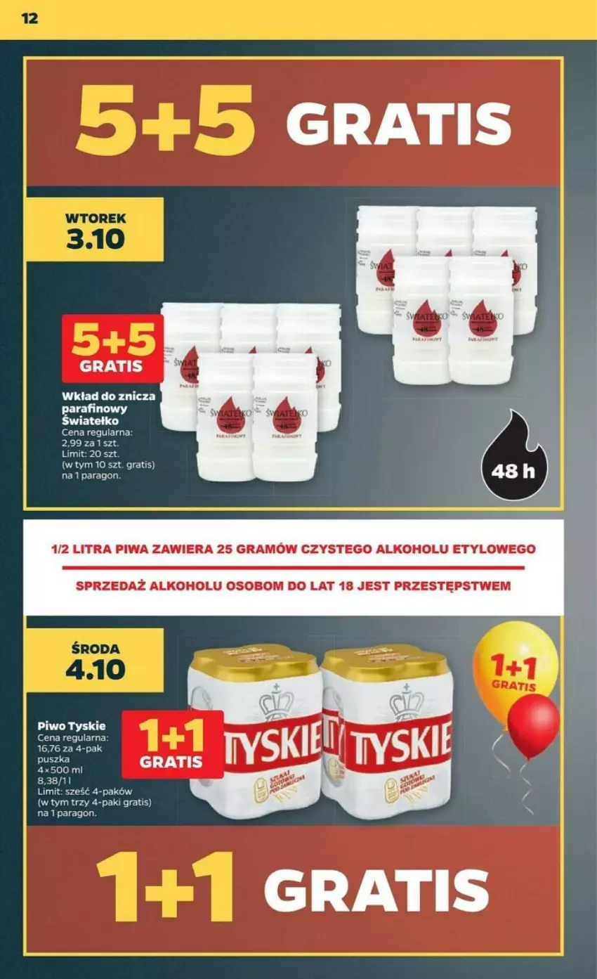 Gazetka promocyjna Netto - ważna 02.10 do 07.10.2023 - strona 4 - produkty: Gra, Piwa, Piwo, Tyskie, Znicz