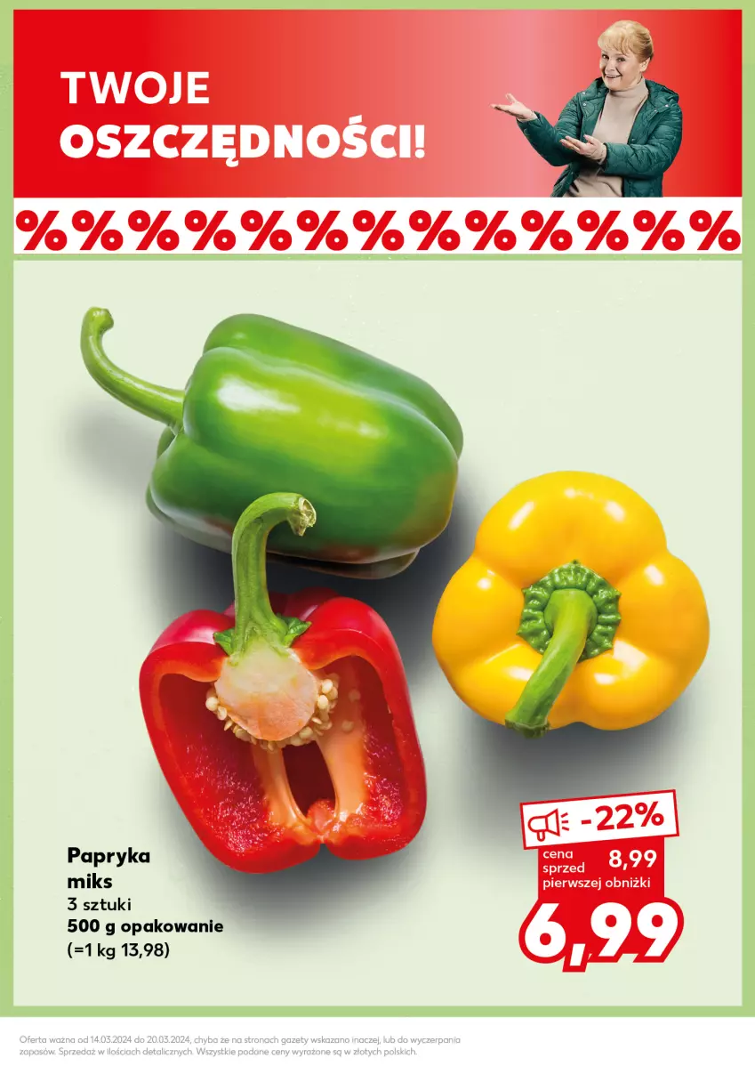 Gazetka promocyjna Kaufland - Kaufland - ważna 18.03 do 20.03.2024 - strona 13 - produkty: Papryka