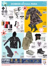 Gazetka promocyjna Carrefour - Gazetka Carrefour - Gazetka - ważna od 13.03 do 13.03.2021 - strona 27 - produkty: Top, Stringi, Buty, Szorty, Biustonosz, Karp, T-shirt, Rajstopy, Bluza z kapturem, Figi, Spodnie, Sukienka, Botki, Tunika, Bluza, Fa