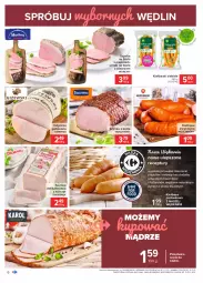 Gazetka promocyjna Carrefour - Gazetka Carrefour - Gazetka - ważna od 13.03 do 13.03.2021 - strona 6 - produkty: Polędwica, Drobimex, Szynka, Tarczyński, Pieprz, Półka, Morliny, Szynka delikatesowa, Kiełbasa
