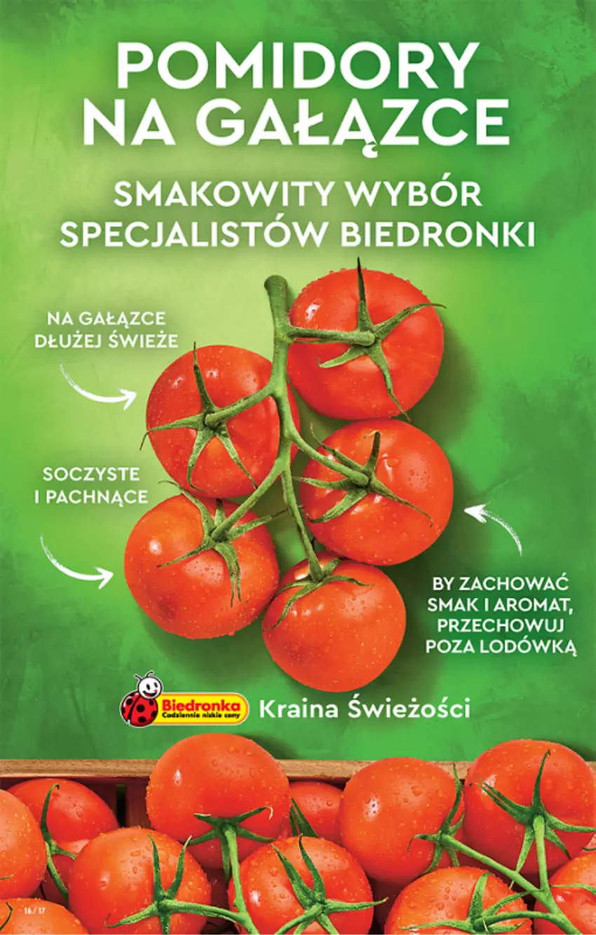 Gazetka promocyjna Biedronka - ważna 17.06 do 22.06.2022 - strona 16 - produkty: Pomidory