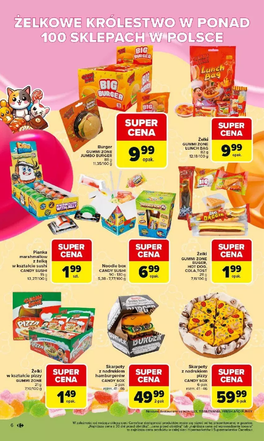 Gazetka promocyjna Carrefour - Gazetka Carrefour, Market od poniedziałku! - ważna 02.03 do 07.03.2026 - strona 8 - produkty: Burger, Candy, Hamburger, Hot dog, Karp, Mars, Sushi