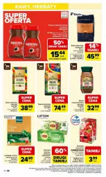 Gazetka promocyjna Carrefour - Gazetka Carrefour, Market od poniedziałku! - Gazetka - ważna od 07.03 do 07.03.2026 - strona 26 - produkty: Tchibo, Gin, Kawa ziarnista, Kawa mielona, Kawa, Herbata czarna, Lipton, Davidoff, Jacobs, Herbata, Fa