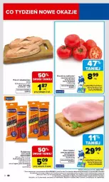 Gazetka promocyjna Carrefour - Gazetka Carrefour, Market od poniedziałku! - Gazetka - ważna od 07.03 do 07.03.2026 - strona 4 - produkty: Ryba, Tarczyński, Danio, Kabanos, Pomidory, Fa