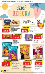 Gazetka promocyjna Lidl - GAZETKA - Gazetka - ważna od 26.05 do 26.05.2021 - strona 44 - produkty: Krakus, Warzywa, Ser, Mus, Chipsy, Tortilla, Wieprzowina, Czekolada, E. Wedel, Grill, Gala, Lay’s, Krakuski, Milka, Babeczki