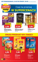 Gazetka promocyjna Lidl - GAZETKA - Gazetka - ważna od 26.05 do 26.05.2021 - strona 48 - produkty: Torebka, Gra, Saga, Kawa mielona, Kawa, Herbata czarna, Czekolada, Lavazza, Irving, Herbata