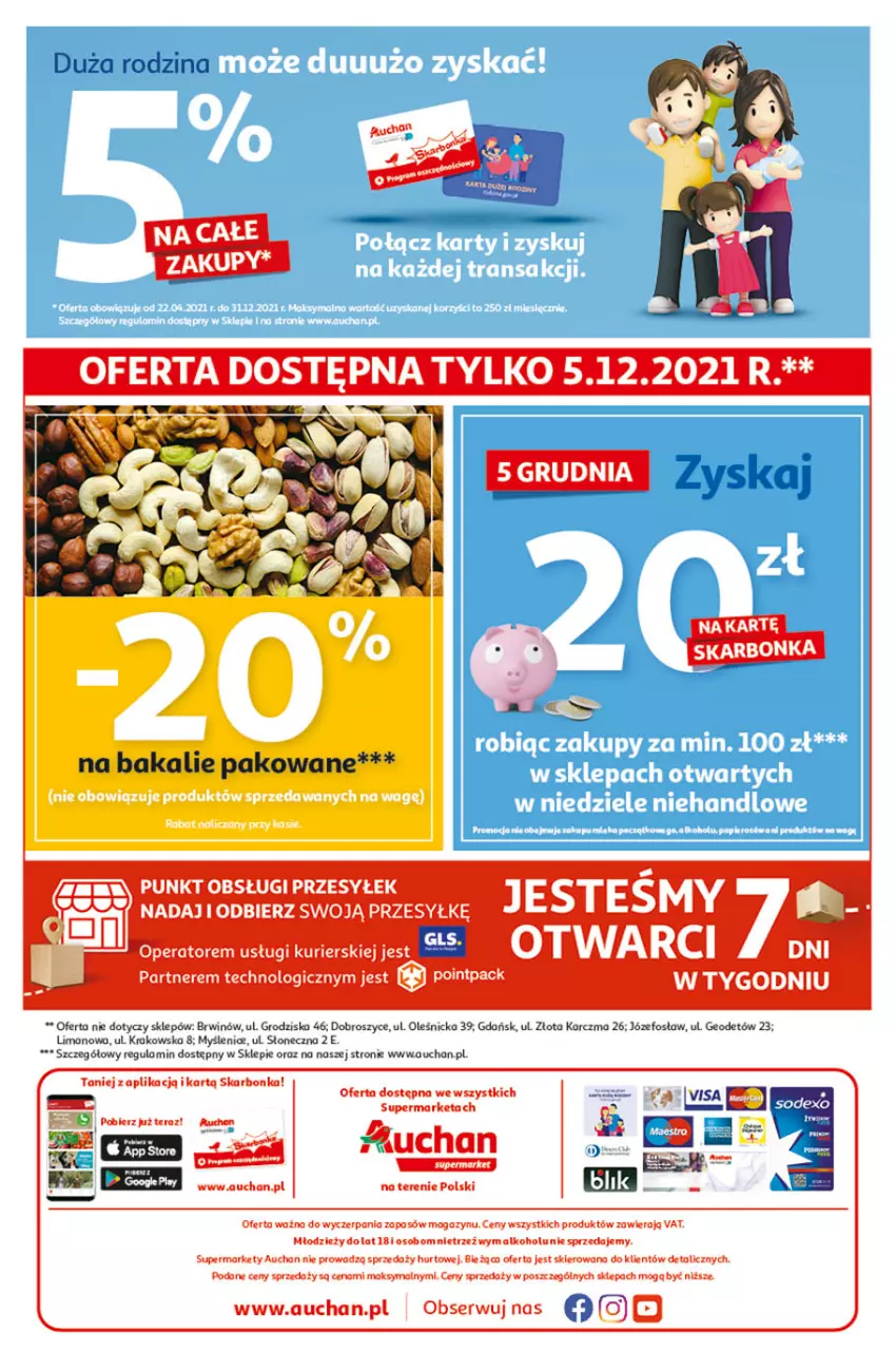 Gazetka promocyjna Auchan - Magia Mikołajkowa Supermarkety - ważna 02.12 do 08.12.2021 - strona 8 - produkty: Ser, Tera