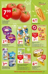 Gazetka promocyjna Auchan - Magia Mikołajkowa Supermarkety - Gazetka - ważna od 08.12 do 08.12.2021 - strona 5 - produkty: Ser, Brie, Margaryna, Camembert, Kapustą, Mleko zagęszczone, Napój mleczny, Ser pleśniowy, Napój, Pomidory, Mleko, Fa