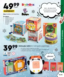 Gazetka promocyjna Biedronka - Kraina zabawek - Gazetka - Biedronka.pl - Gazetka - ważna od 24.12 do 24.12.2022 - strona 81 - produkty: Top, Gry, Gra, Tablet, Kabel USB, Panda, Dres, Obraz, Kotek