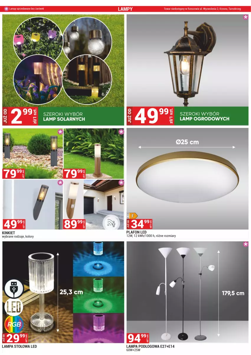 Gazetka promocyjna Merkury Market - ważna 01.03 do 31.03.2025 - strona 18 - produkty: Lampa, Lampa podłogowa, Lampa stołowa, Plafon, Plafon LED