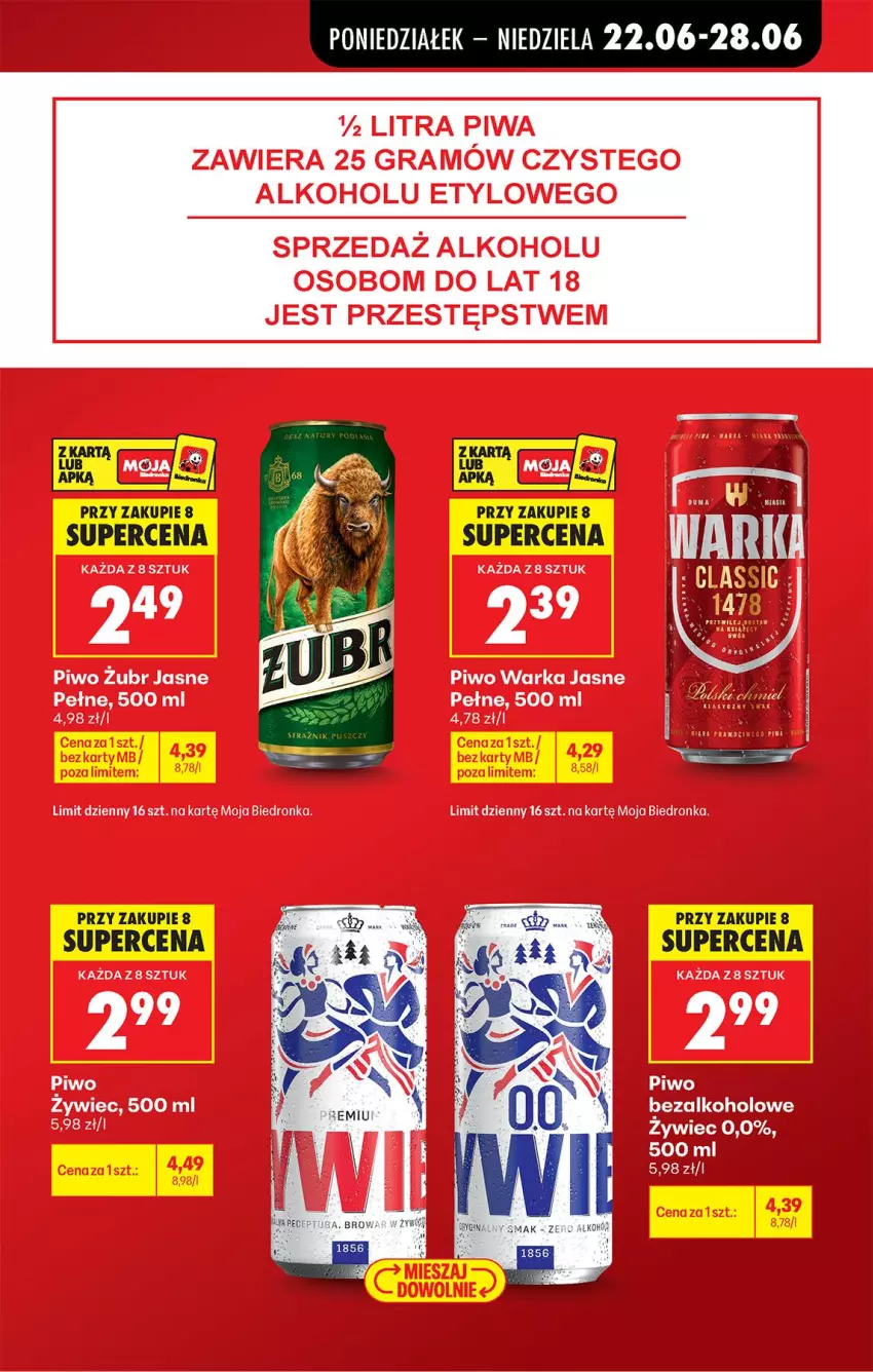 Gazetka promocyjna Biedronka - Od Poniedziałku - ważna 22.06 do 28.06.2026 - strona 17 - produkty: Gin