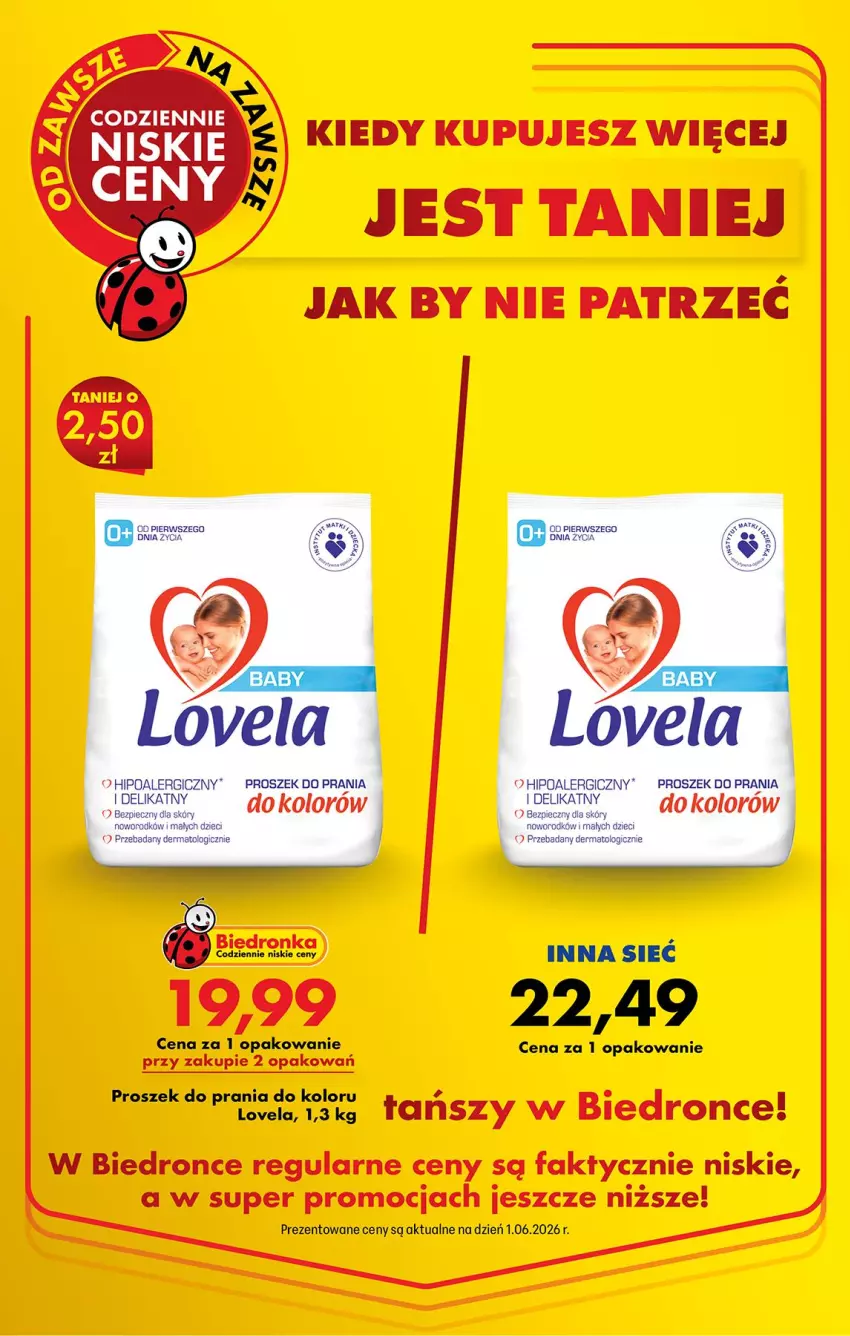 Gazetka promocyjna Biedronka - Od Poniedziałku - ważna 22.06 do 28.06.2026 - strona 26 - produkty: Fa, Lovela, Proszek do prania