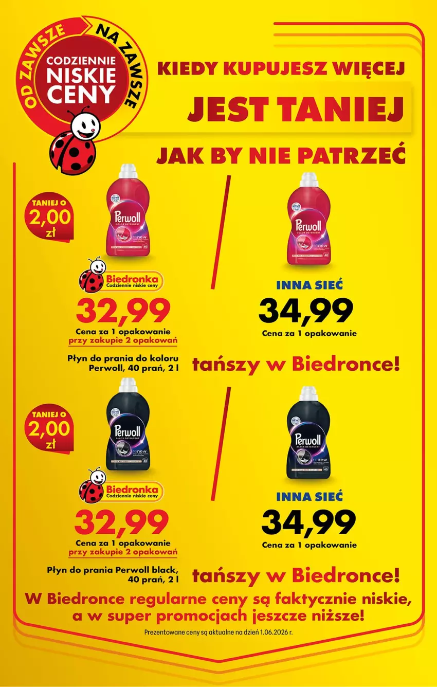 Gazetka promocyjna Biedronka - Od Poniedziałku - ważna 22.06 do 28.06.2026 - strona 28 - produkty: Fa, Lack, Perwoll, Płyn do prania