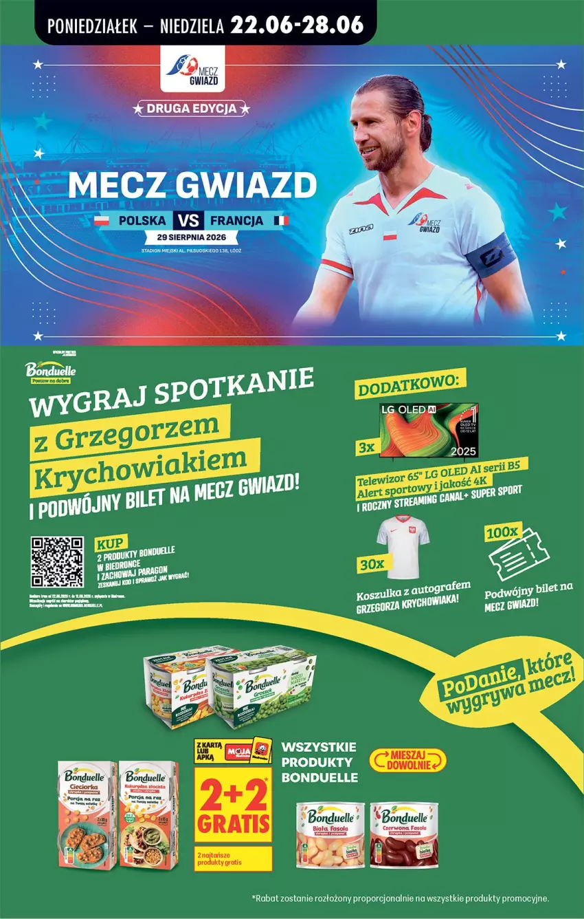 Gazetka promocyjna Biedronka - Od Poniedziałku - ważna 22.06 do 28.06.2026 - strona 54 - produkty: Bonduelle, Fa, Fasola, Gra, Por