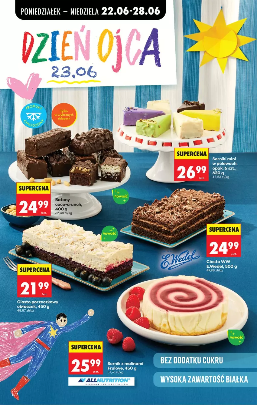 Gazetka promocyjna Biedronka - Od Poniedziałku - ważna 22.06 do 28.06.2026 - strona 6 - produkty: Baton, Fa, Ser