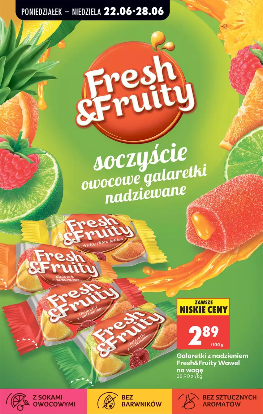 Gazetka promocyjna Biedronka - Od Poniedziałku - ważna 22.06 do 28.06.2026 - strona 78 - produkty: Gala, Galaretki, Wawel
