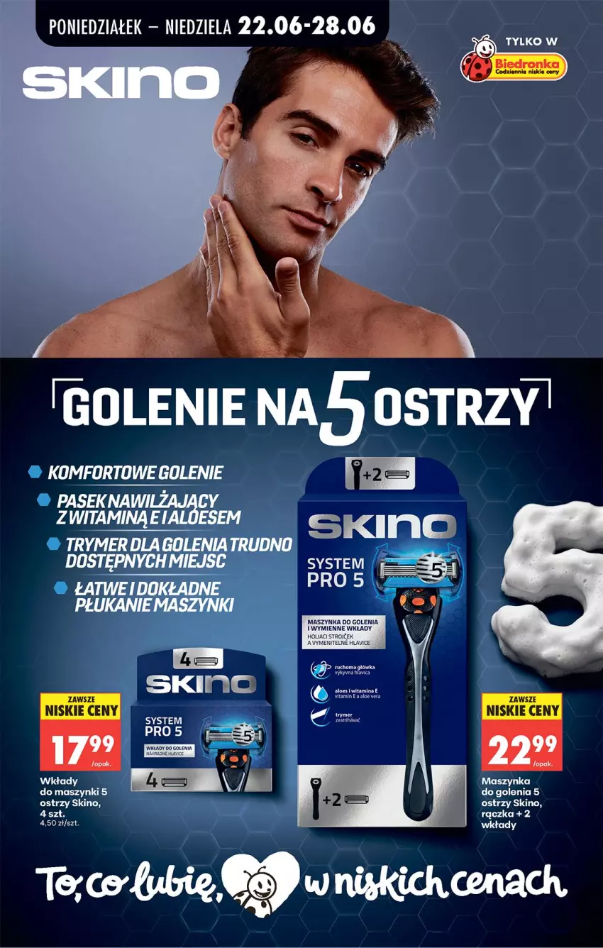 Gazetka promocyjna Biedronka - Od Poniedziałku - ważna 22.06 do 28.06.2026 - strona 87 - produkty: LG, Maszynka, Maszynka do golenia, Szynka