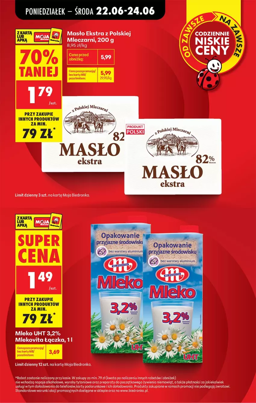 Gazetka promocyjna Biedronka - Od Poniedziałku - ważna 22.06 do 28.06.2026 - strona 9 - produkty: Masło, Rama, Telefon