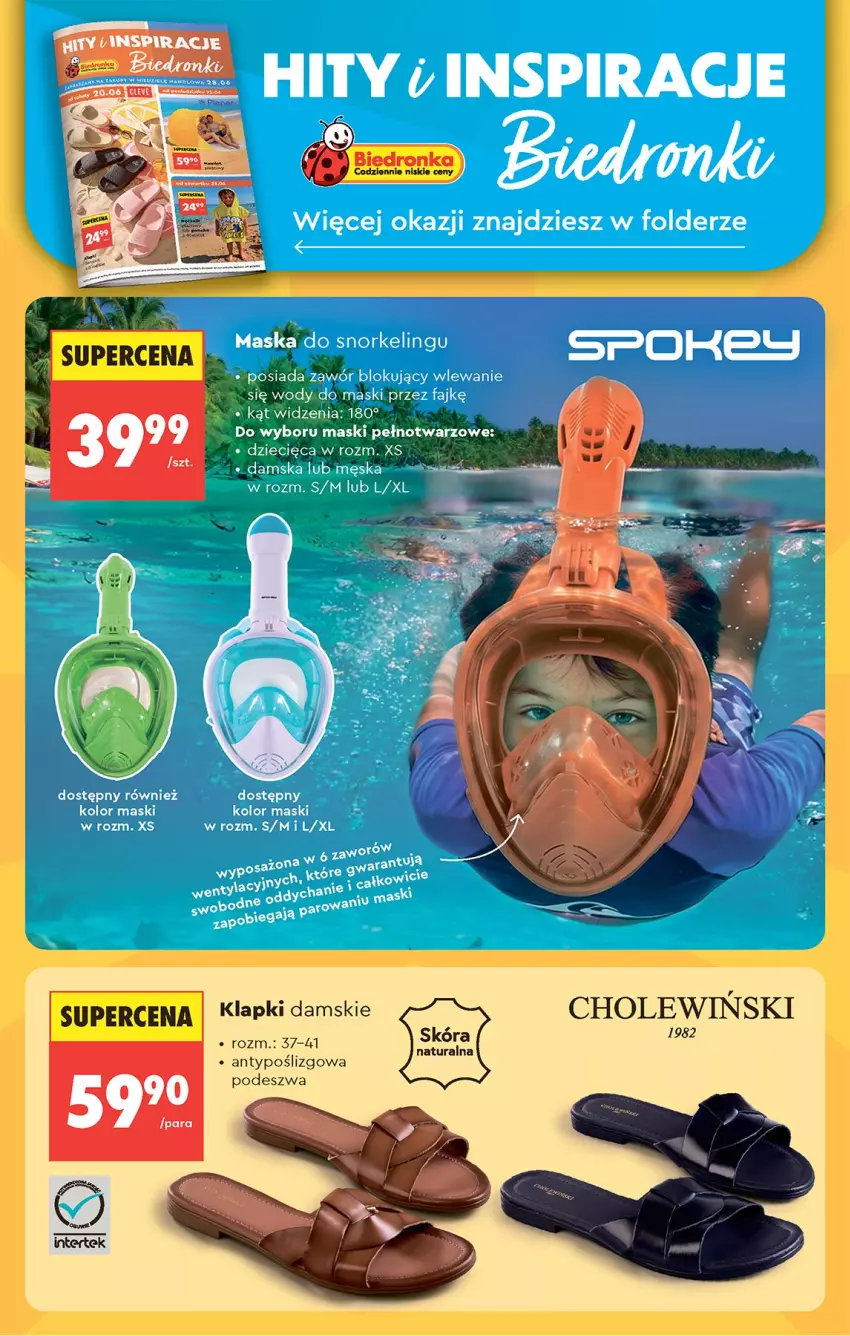 Gazetka promocyjna Biedronka - Od Poniedziałku - ważna 22.06 do 28.06.2026 - strona 94 - produkty: Klapki