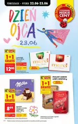 Gazetka promocyjna Biedronka - Od Poniedziałku - Gazetka - ważna od 28.06 do 28.06.2026 - strona 2 - produkty: Por, Gra, Praliny, Lindor, Mleczko, Merci, Lindt, Milka