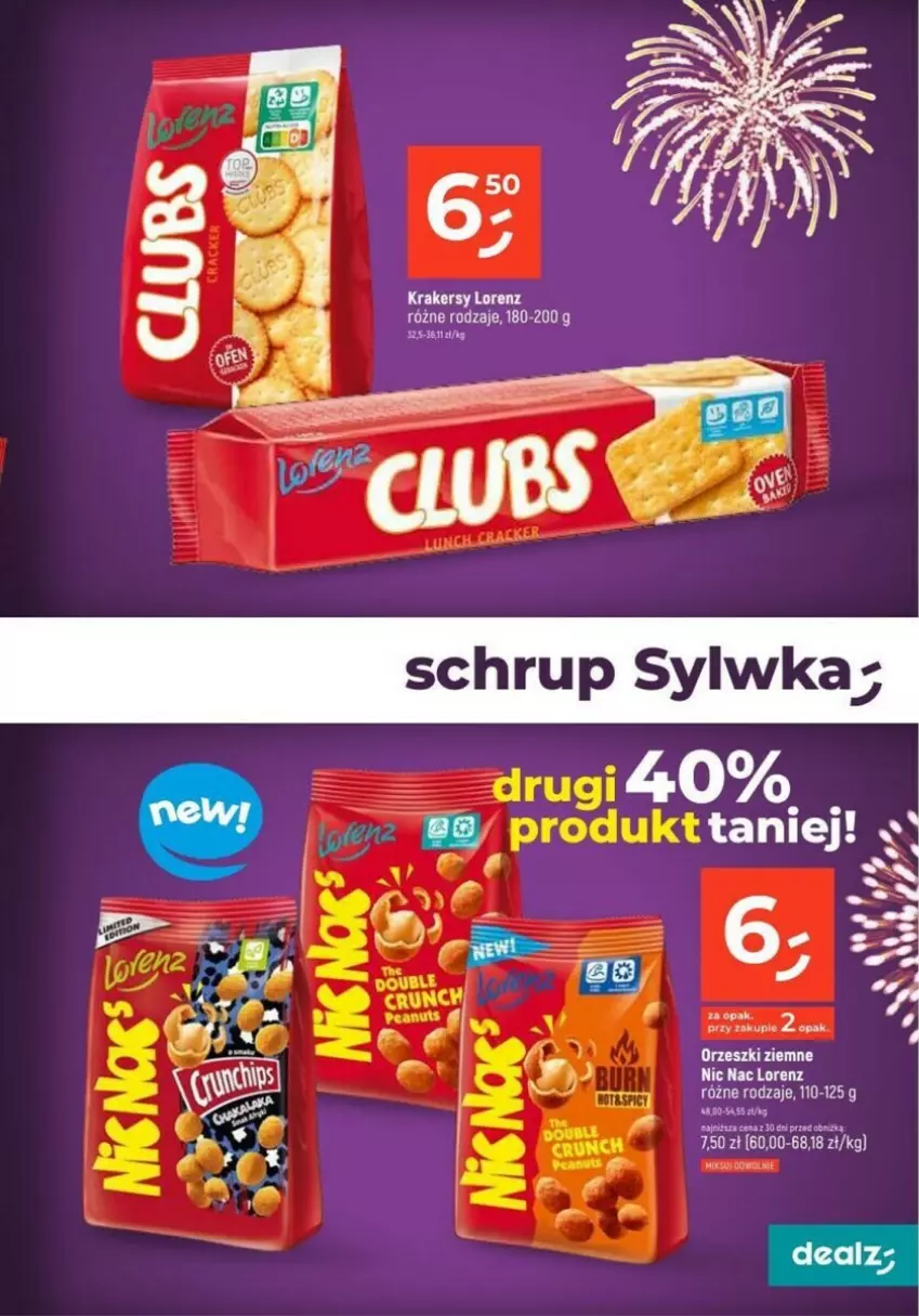 Gazetka promocyjna Dealz - ważna 27.12 do 30.12.2023 - strona 34 - produkty: Krakersy, Lorenz, Orzeszki, Orzeszki ziemne