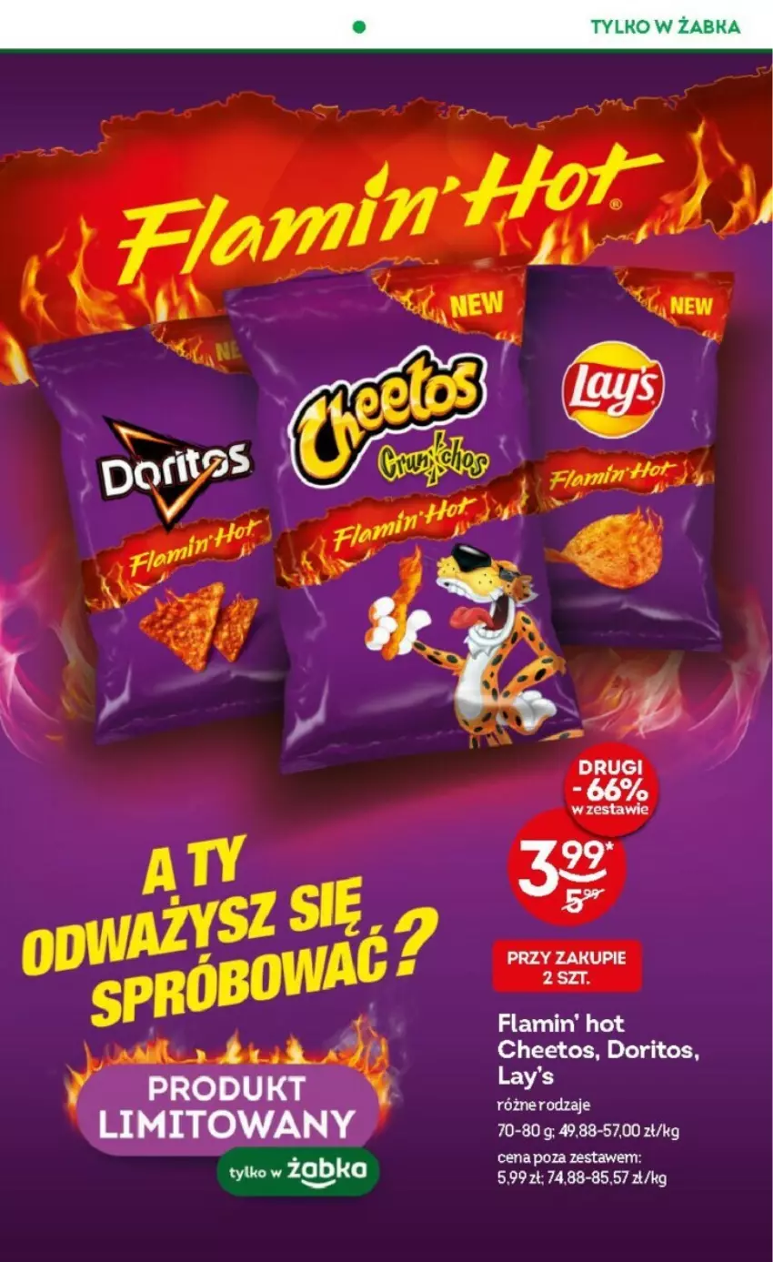 Gazetka promocyjna Żabka - ważna 10.04 do 23.04.2024 - strona 8 - produkty: Cheetos