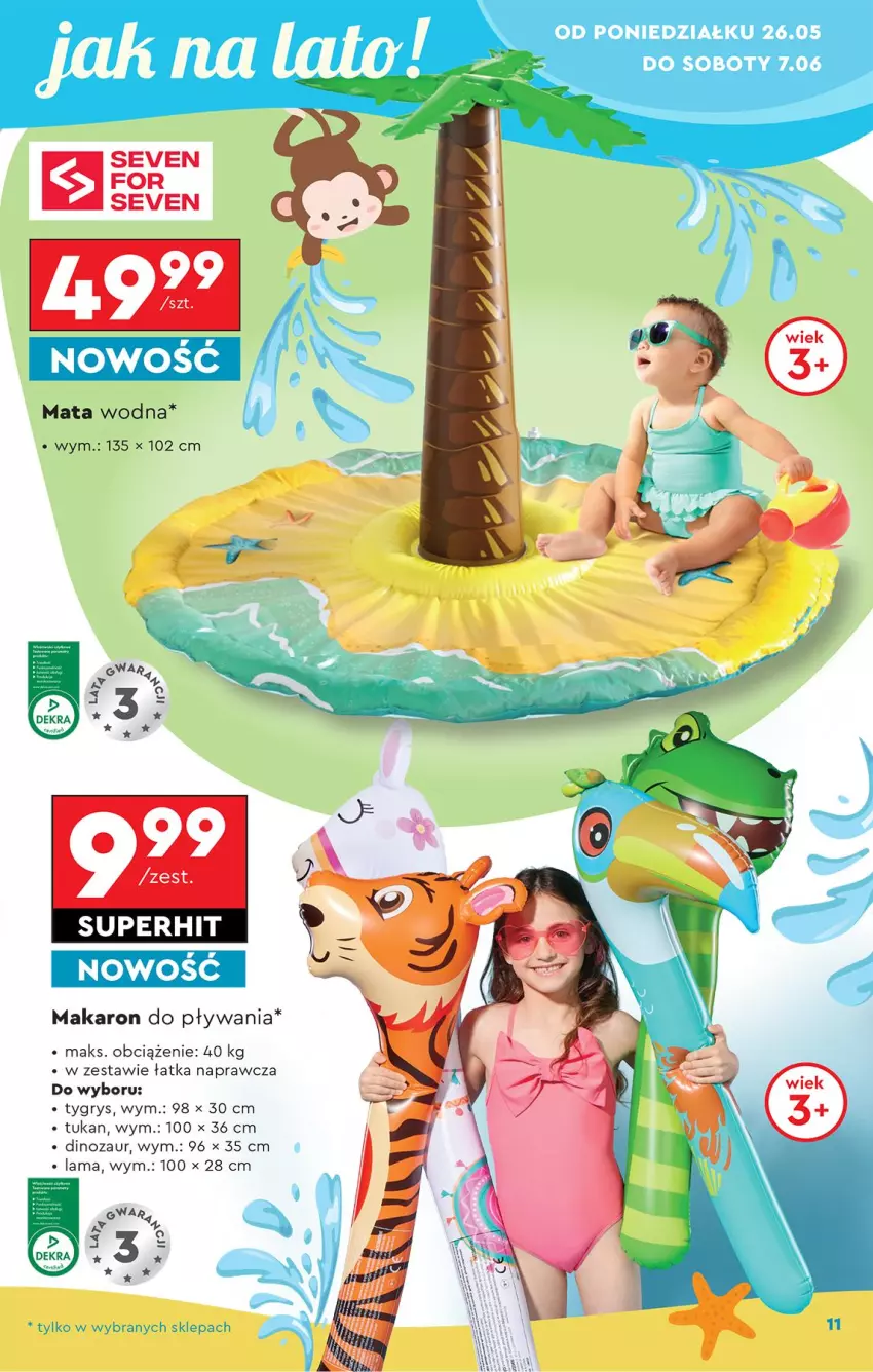 Gazetka promocyjna Biedronka - Okazje Tygodnia - ważna 24.05 do 07.06.2025 - strona 13 - produkty: Dinozaur, Gry, Makaron, Mata wodna