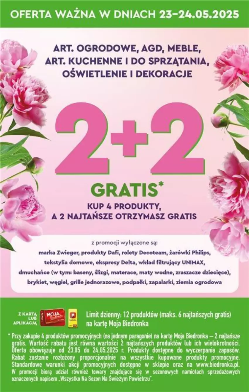 Gazetka promocyjna Biedronka - Okazje Tygodnia - ważna 24.05 do 07.06.2025 - strona 2 - produkty: Dzieci, Fa, Gra, Grill, Materac, Meble, Tera, Wkład filtrujący