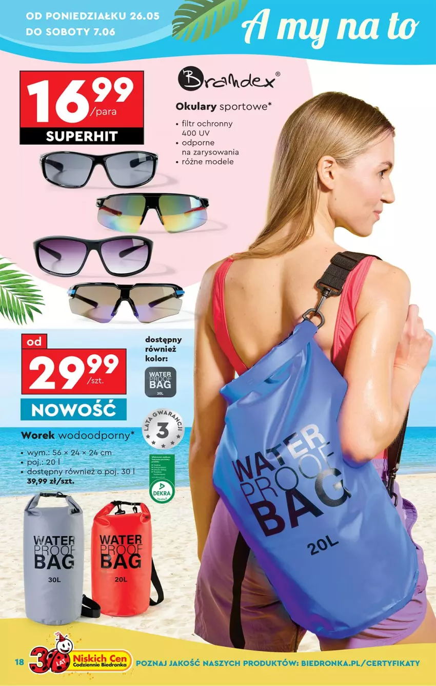 Gazetka promocyjna Biedronka - Okazje Tygodnia - ważna 24.05 do 07.06.2025 - strona 20 - produkty: Por, Sport