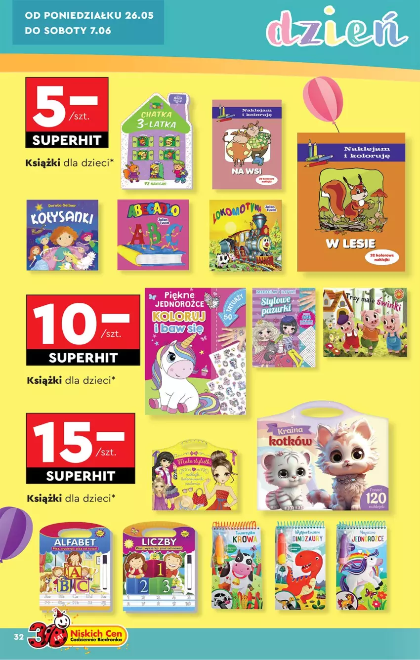Gazetka promocyjna Biedronka - Okazje Tygodnia - ważna 24.05 do 07.06.2025 - strona 34 - produkty: Dzieci, Klej