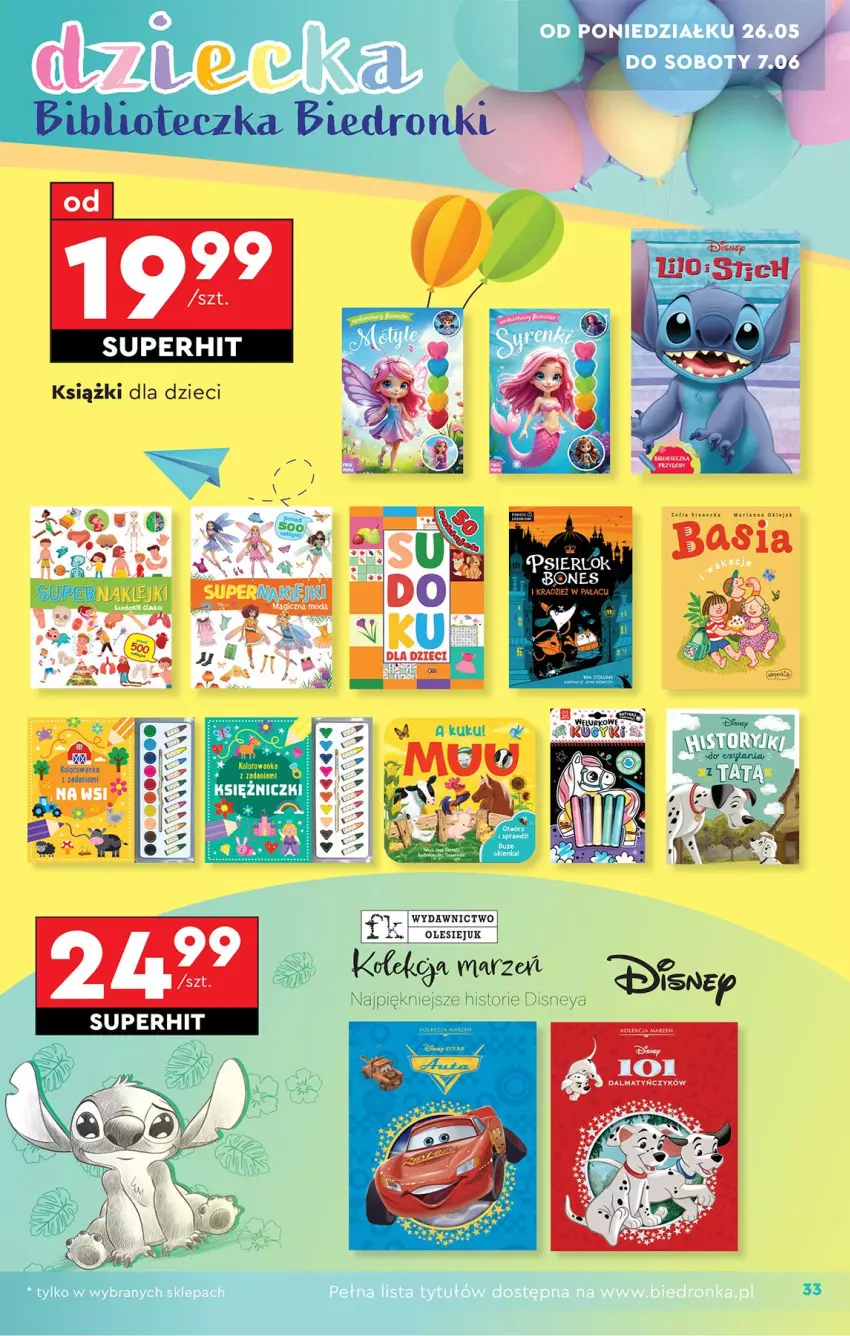 Gazetka promocyjna Biedronka - Okazje Tygodnia - ważna 24.05 do 07.06.2025 - strona 35 - produkty: Dzieci