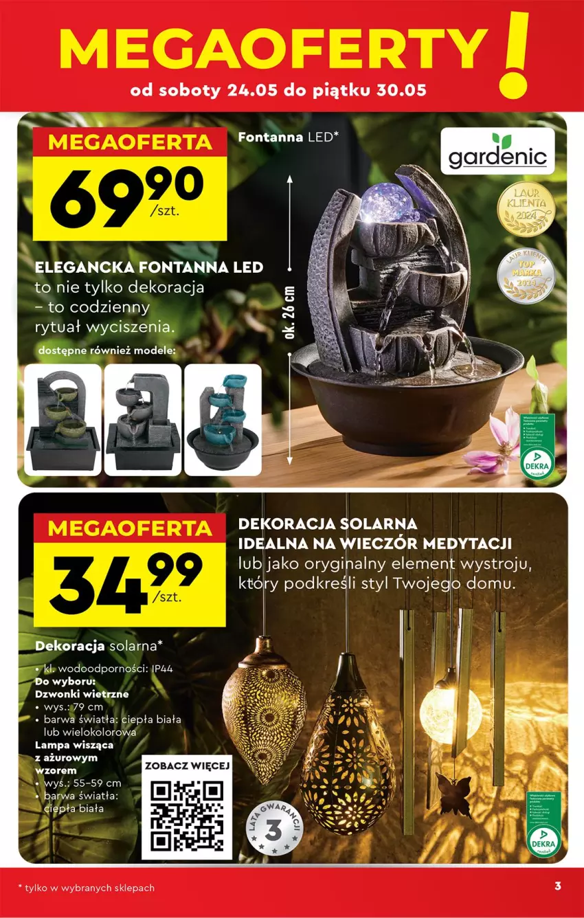 Gazetka promocyjna Biedronka - Okazje Tygodnia - ważna 24.05 do 07.06.2025 - strona 5 - produkty: Gin, Lampa, Lampa wisząca, Por
