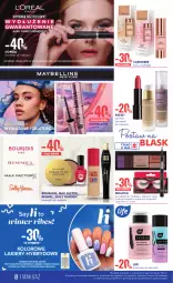Gazetka promocyjna Super Pharm - Gazetka - Gazetka - ważna od 23.01 do 23.01.2024 - strona 8 - produkty: Makijaż, Sally Hansen, Bell, Maybelline, PAESE, L’Oréal, Max Factor, Sztuczne rzęsy, Bourjois, Podkład, Fa