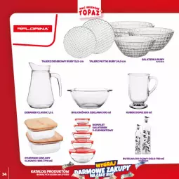 Gazetka promocyjna Topaz - Gazetka - Gazetka - ważna od 28.03 do 28.03.2021 - strona 33 - produkty: Pojemnik szklany, Ser, Dzbanek, Salaterka, Pojemnik, Lion, LANA, Talerz, Kubek, Deser