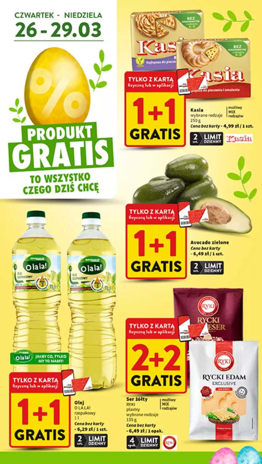 Gazetka promocyjna Intermarche - Gazetka promocyjna - ważna 26.03 do 30.03.2026 - strona 2 - produkty: Avocado, Edam, Gra, Kasia, Rycki Edam, Ser