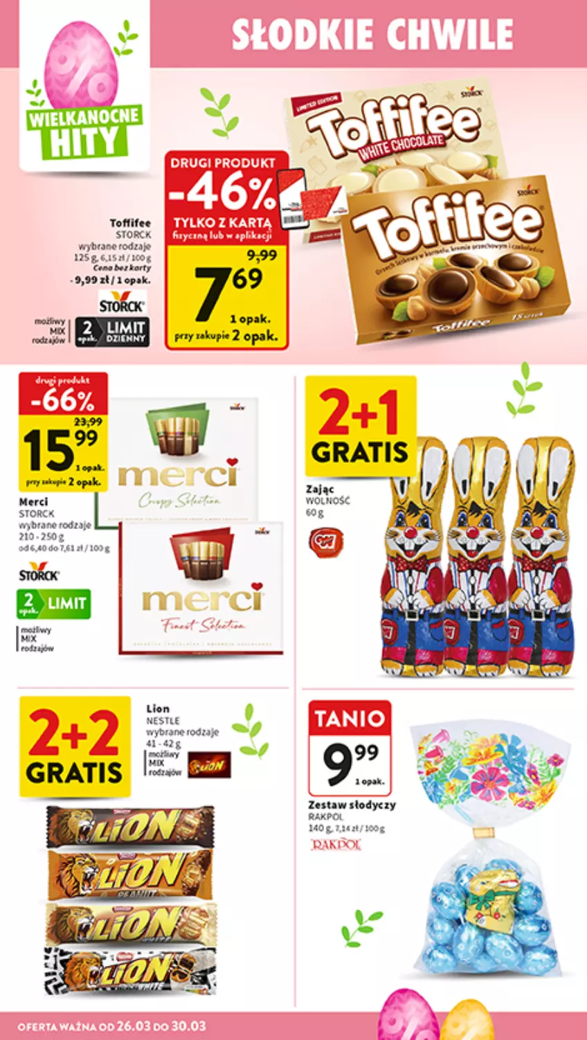 Gazetka promocyjna Intermarche - Gazetka promocyjna - ważna 26.03 do 30.03.2026 - strona 32 - produkty: Gra, Lion, Merci, Toffifee