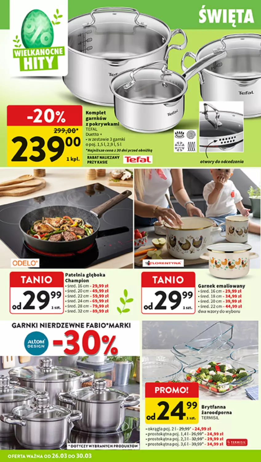 Gazetka promocyjna Intermarche - Gazetka promocyjna - ważna 26.03 do 30.03.2026 - strona 46 - produkty: Fa, Por, Tefal