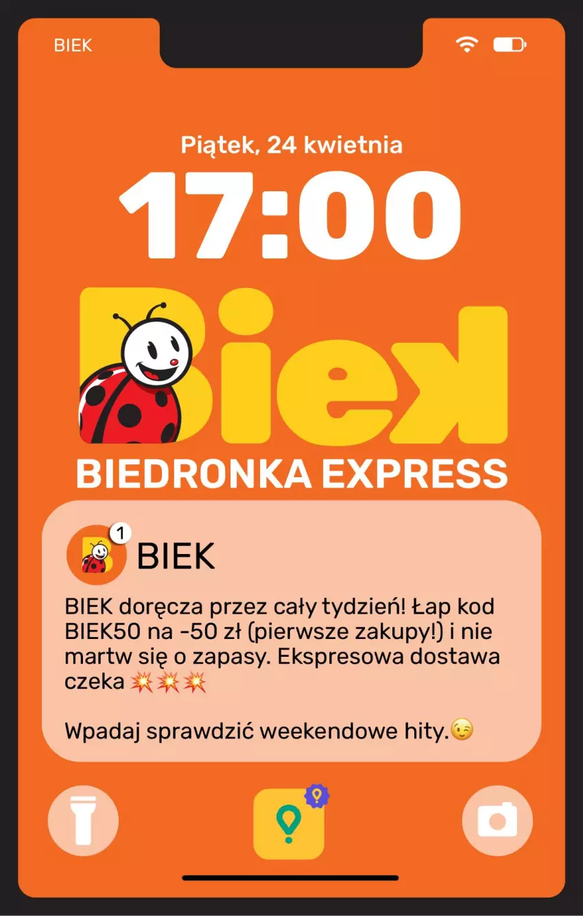 Gazetka promocyjna Biedronka - Gazetka - ważna 24.04 do 01.05.2026 - strona 1